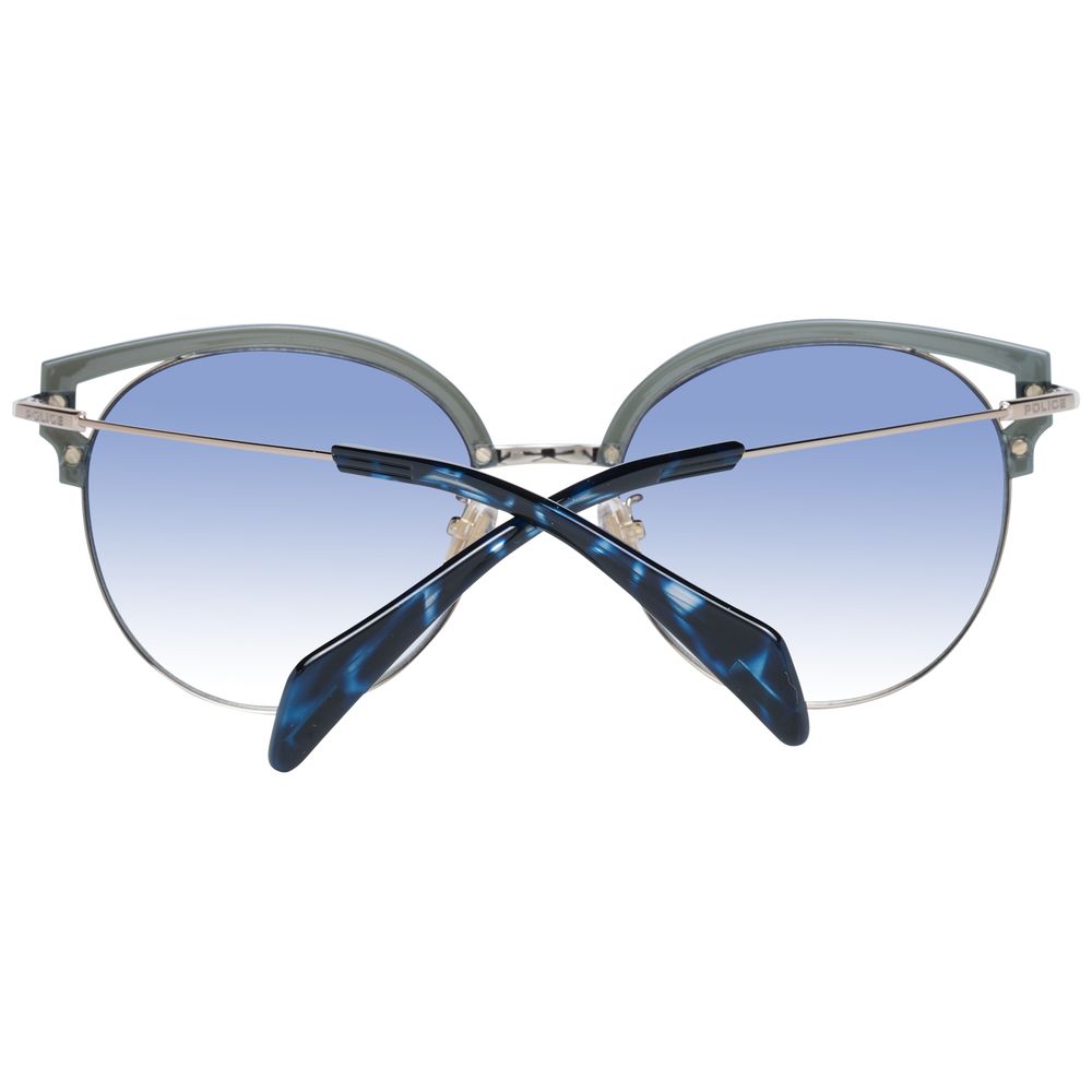 Chic Blue Gradient Butterfly Sunglasses