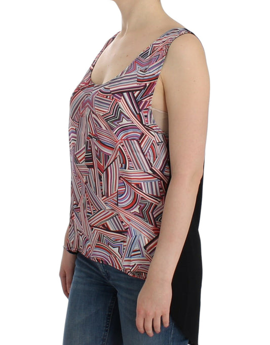 Chic Multicolor Sleeveless Top