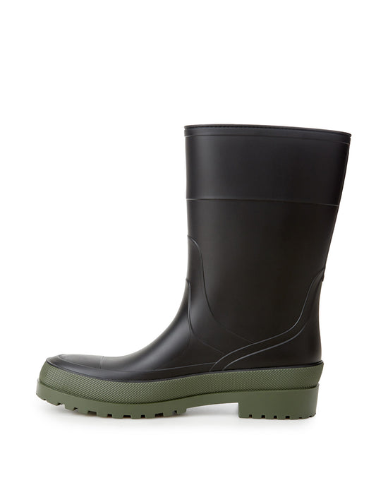 Elegant Rubber Dior Boots with Iconic Logo Detail
