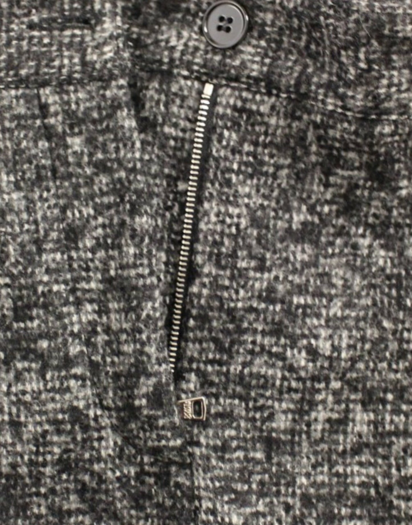 Elegant Gray Alpaca Blend Shorts