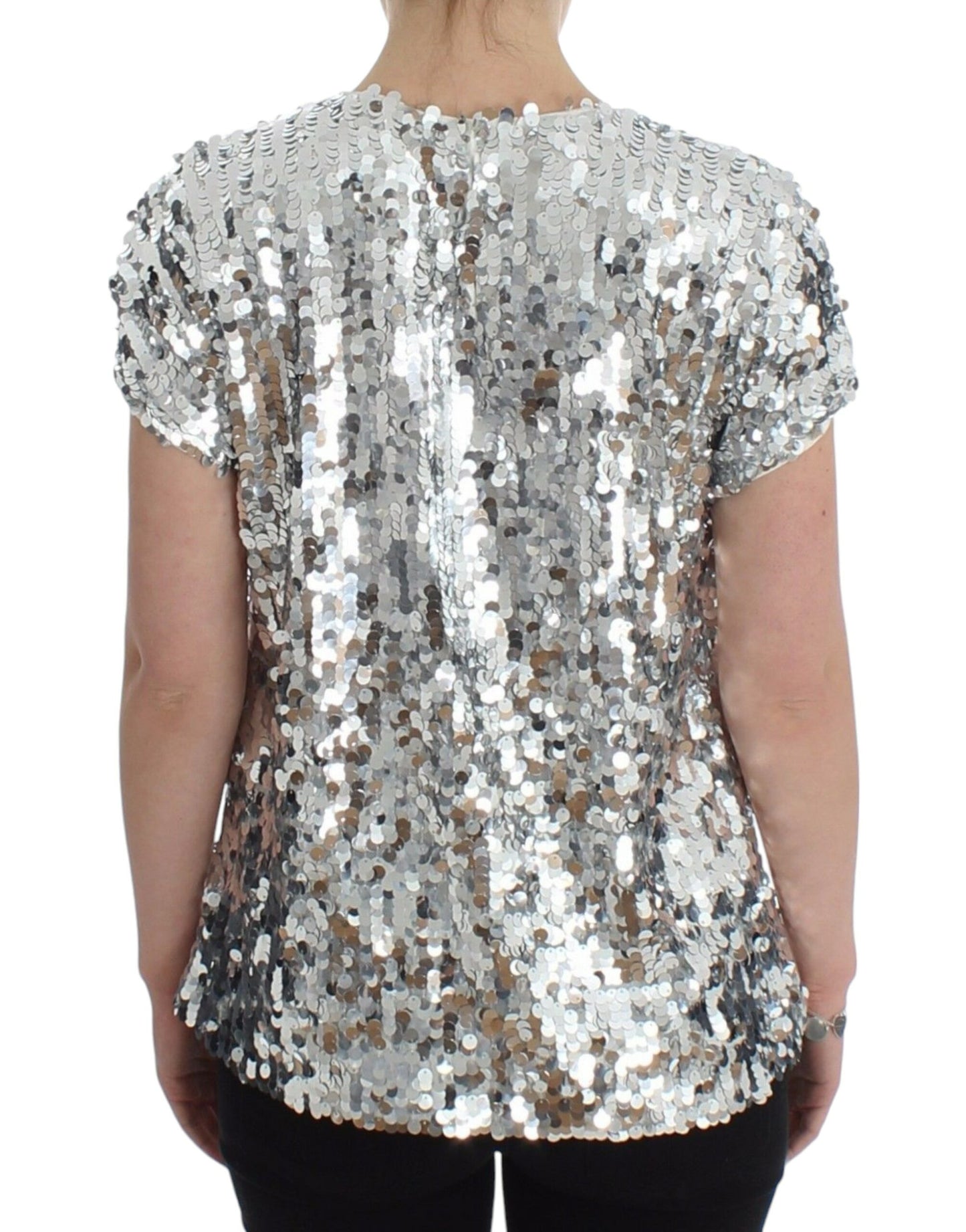 Enchanted Sicily Sequined Evening Blouse