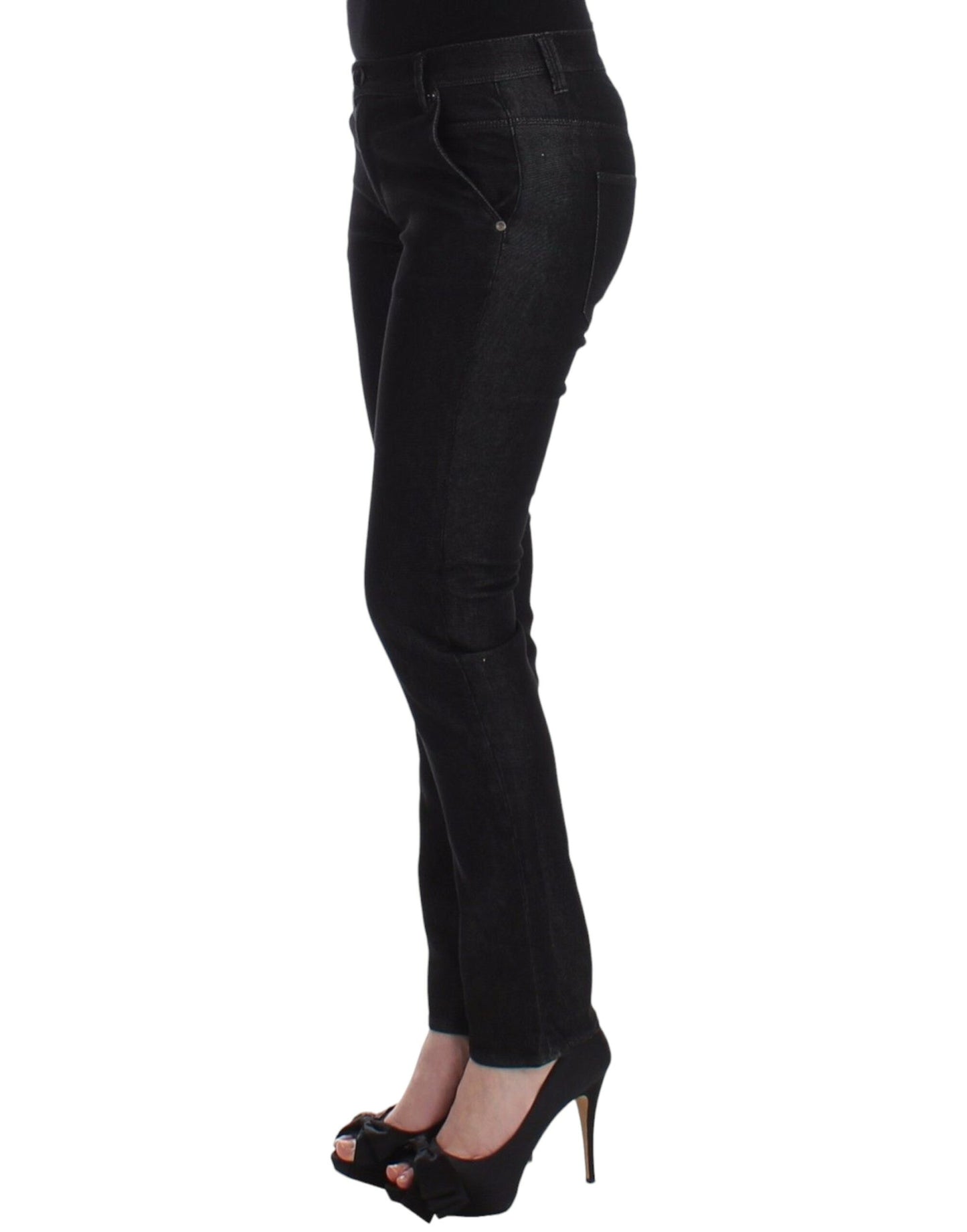 Chic Black Skinny Jeans - Elegant & Slim Fit