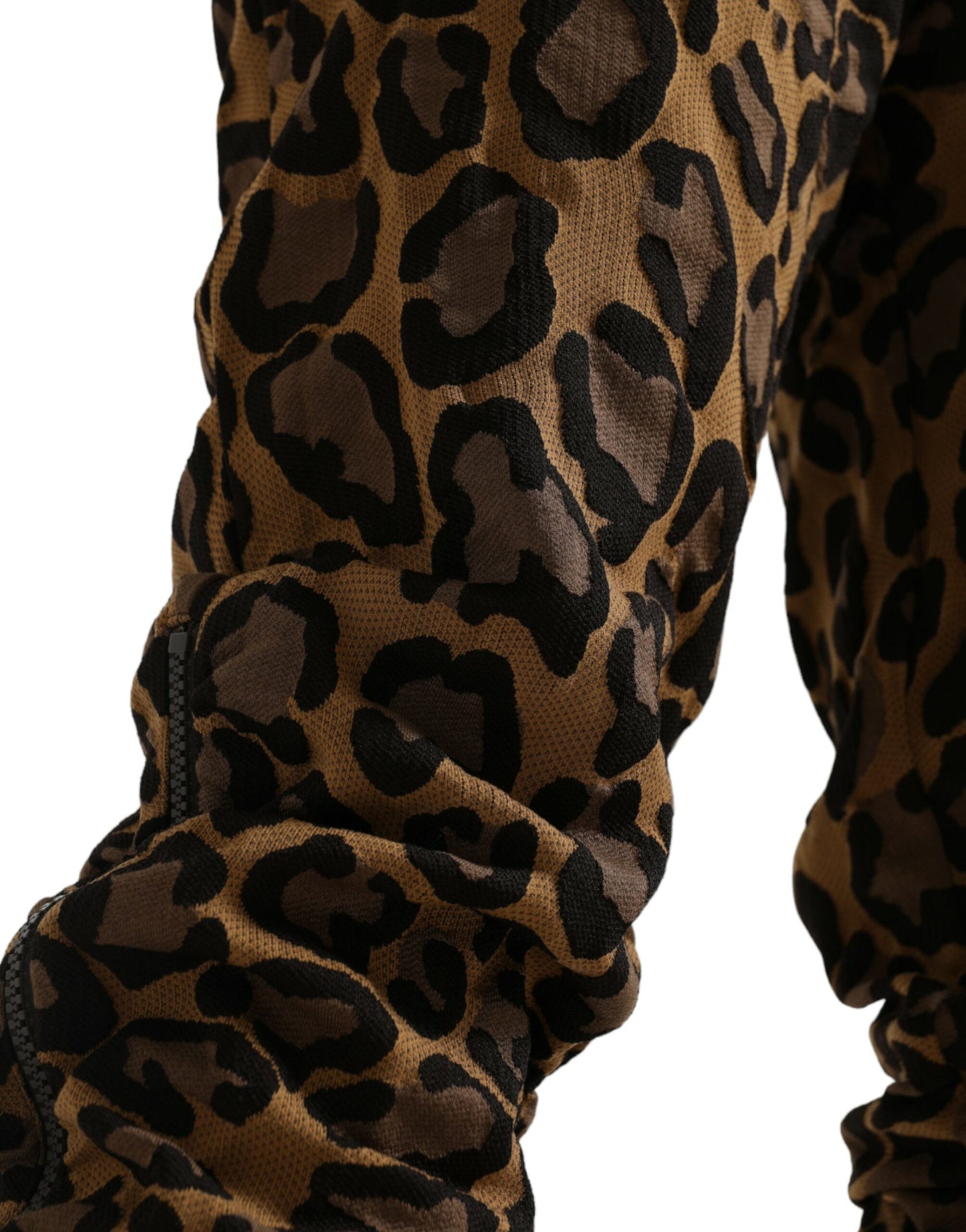 Chic Leopard Print Jogger Pants