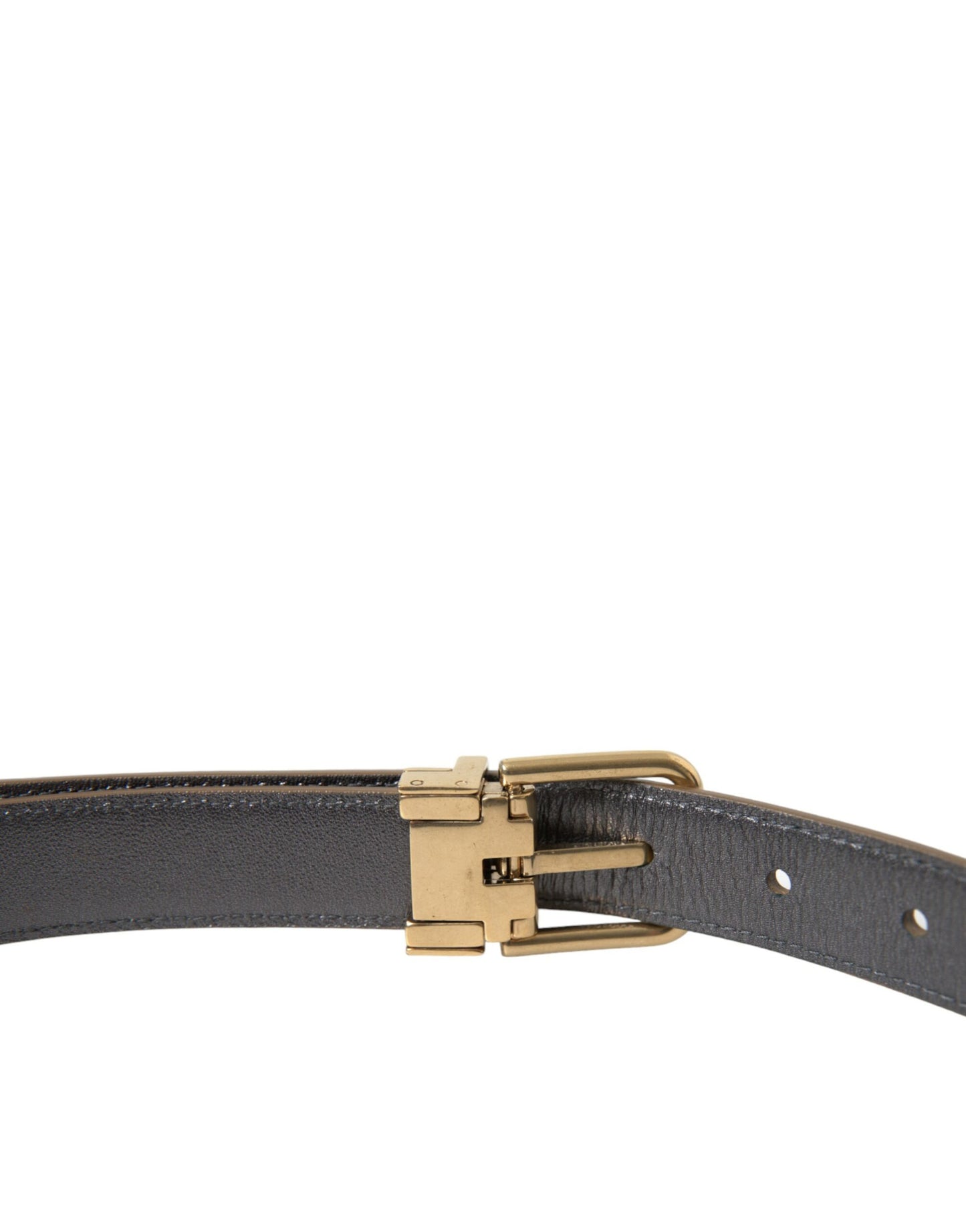 Metallic Gold Leather Belt - Timeless Elegance