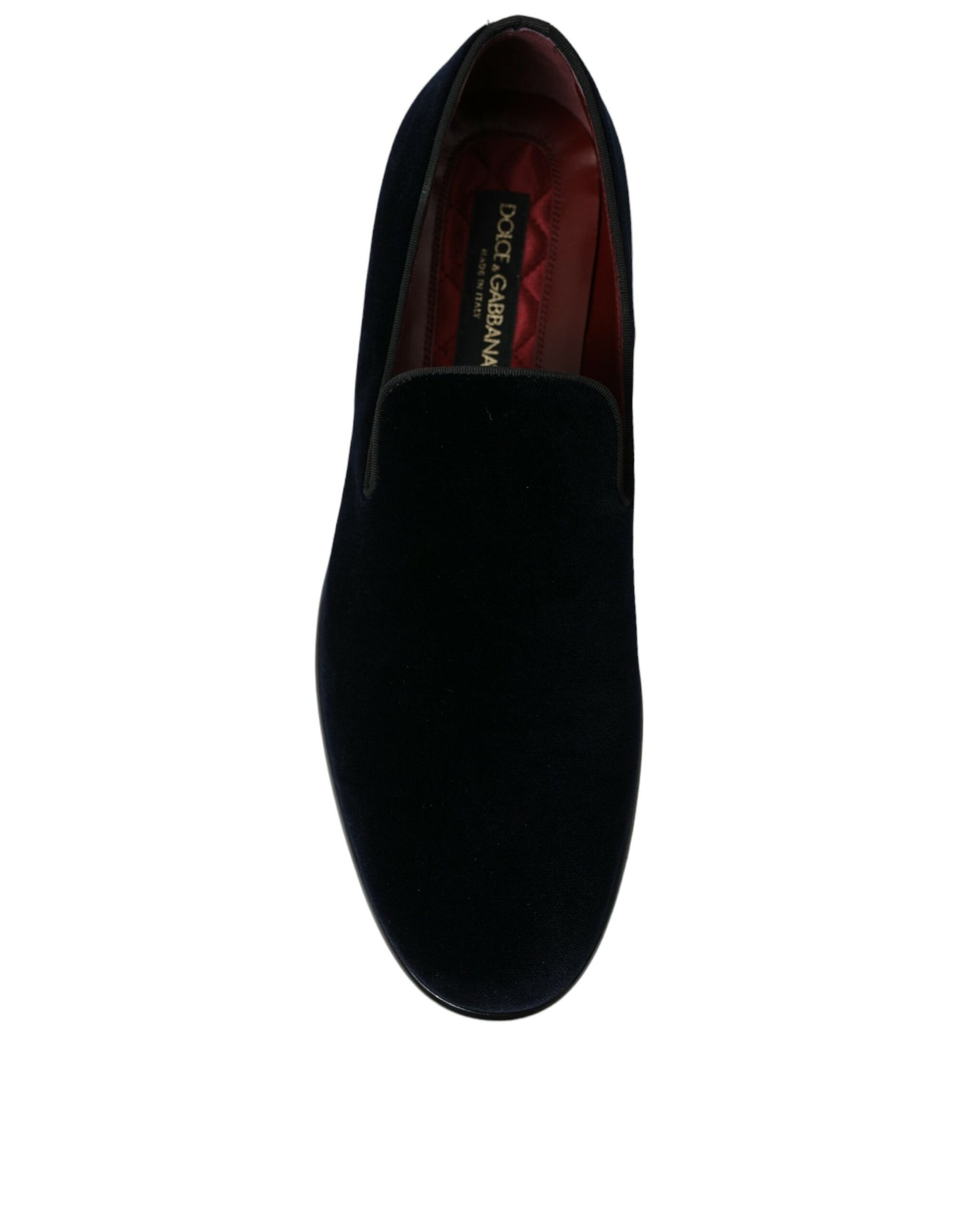 Elegant Black Velvet Loafers for Men