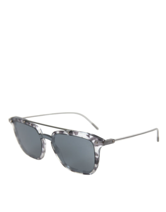 Sleek Grey Acetate Men's Sunglasses
