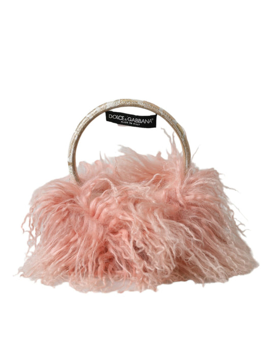 Elegant Pink Fur Earmuffs - Winter Chic Accessory