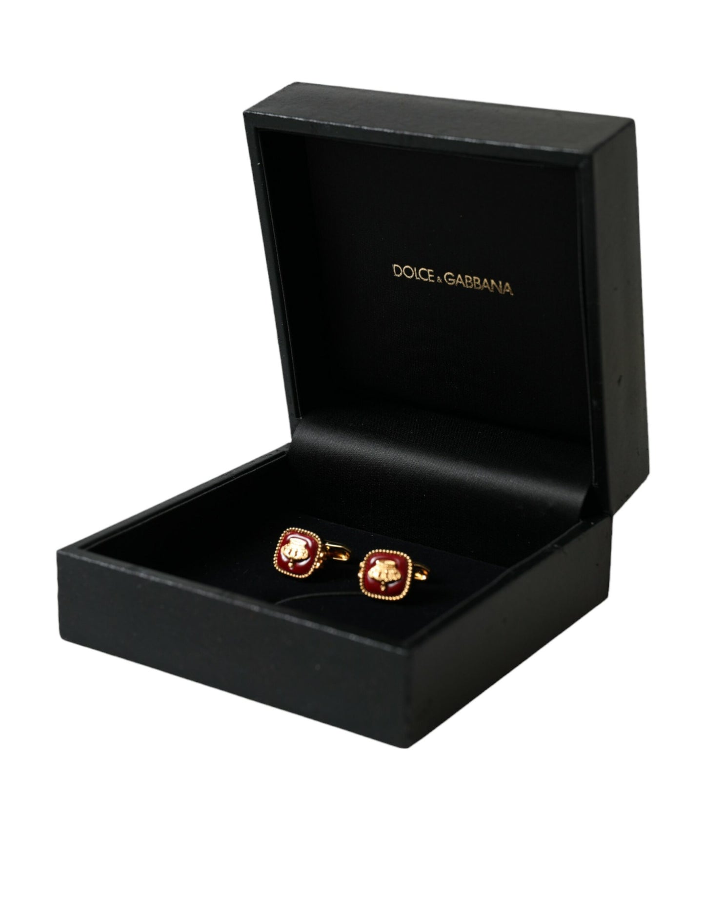Sterling Silver Men's Cufflinks with Glass Accent