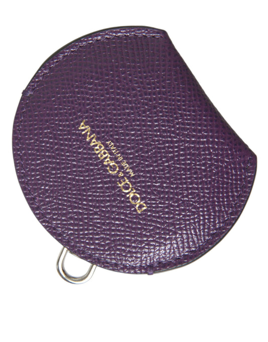Elegant Purple Leather Mirror Holder