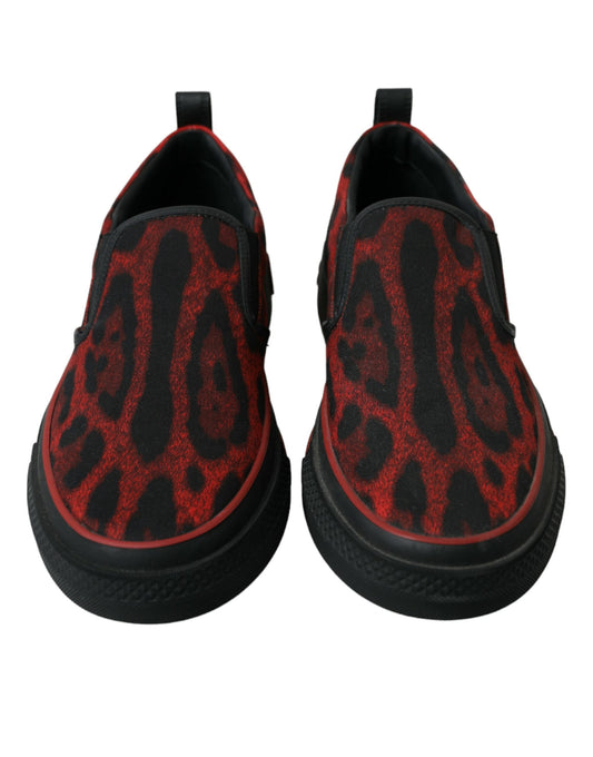 Elegant Leopard Loafers Sneakers Fusion