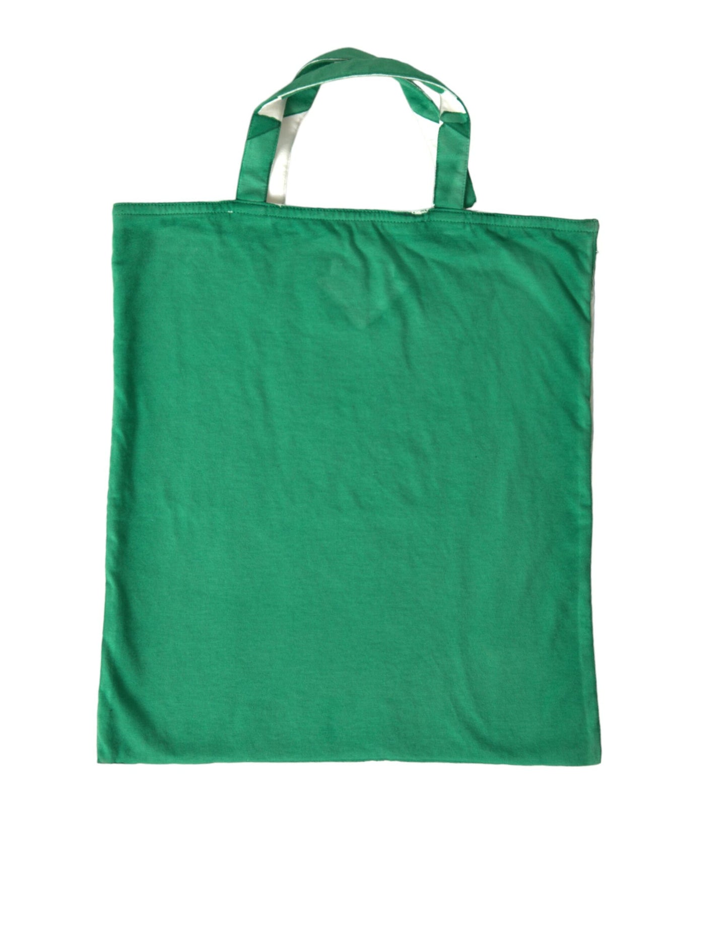 Elegant Green Fabric Tote Bag