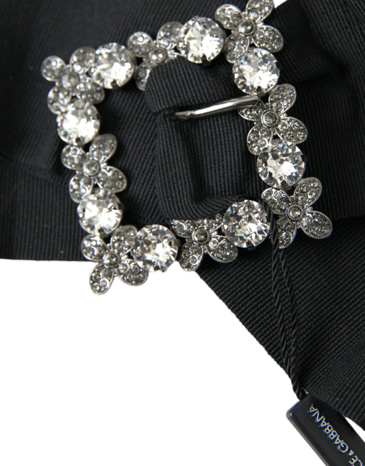 Black Swarovski Crystal Embellished Hair Clip