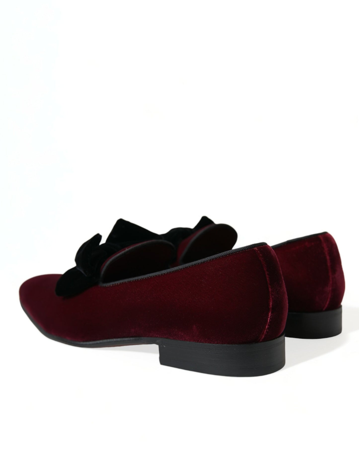 Burgundy Velvet Loafers - Elegance with a Twist