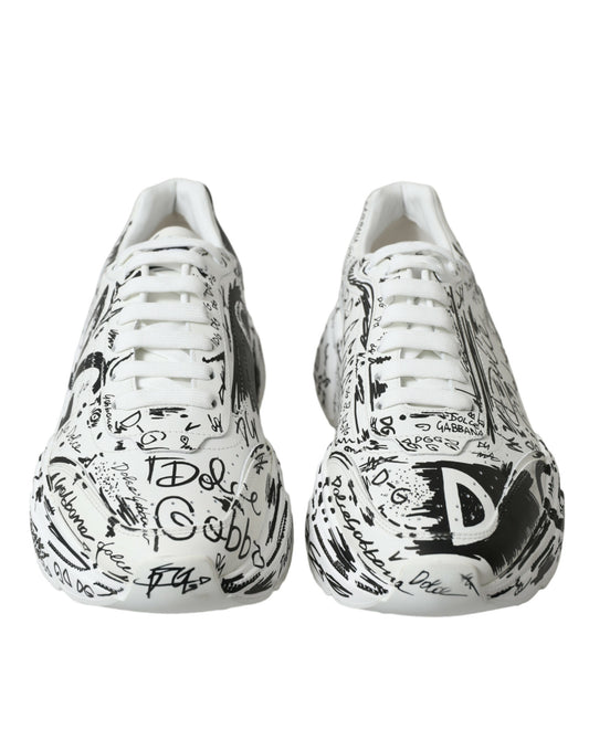 Hand-Painted Daymaster Leather Sneakers