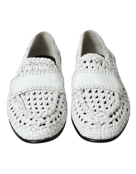 Elegant White Loafer Slip-Ons