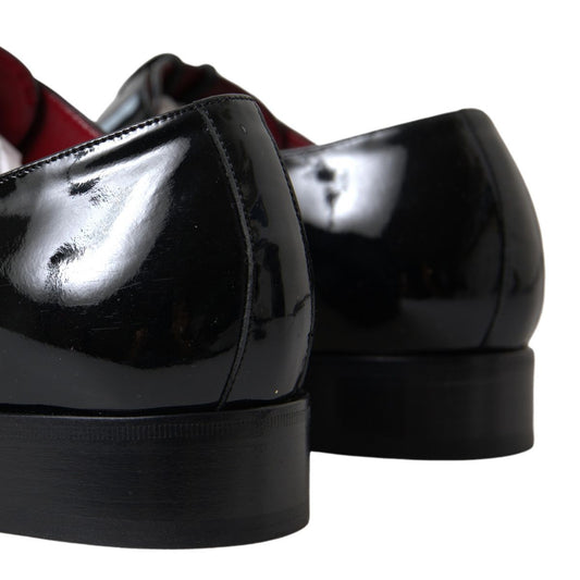 Elegant Black Patent Leather Formal Men's Shoes