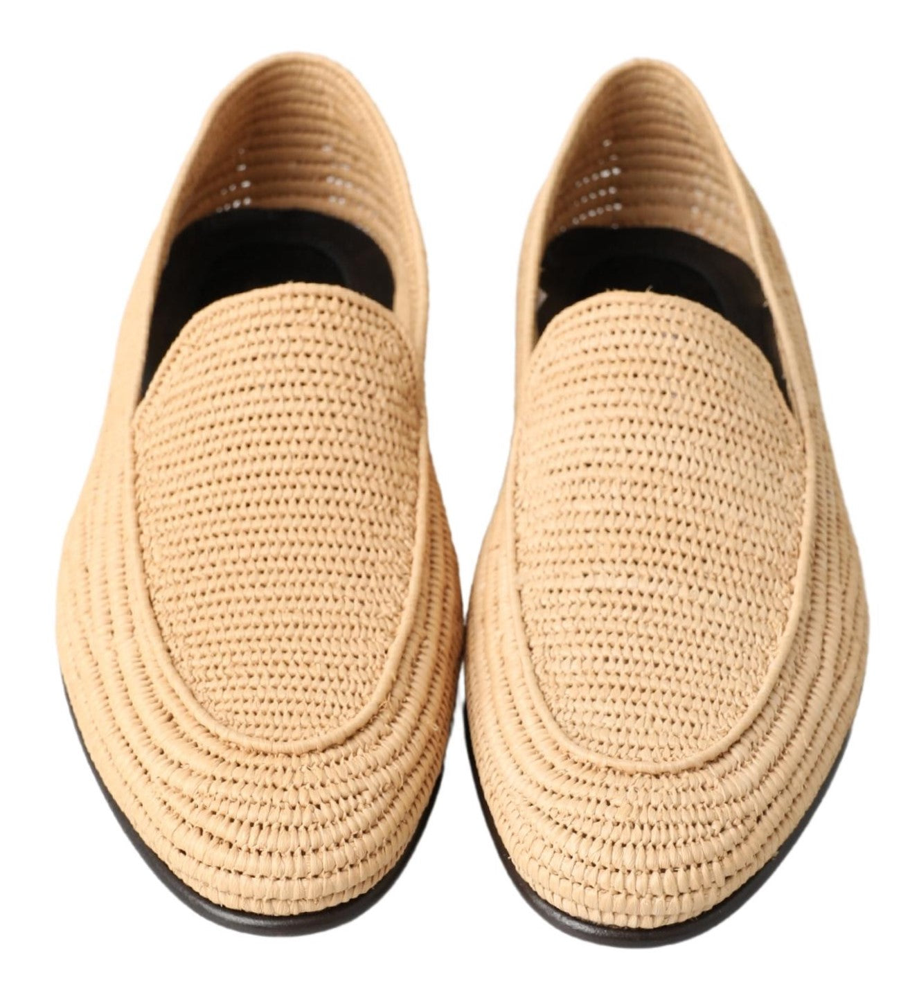Elegant Beige Loafer Shoes - Slip On Sophistication