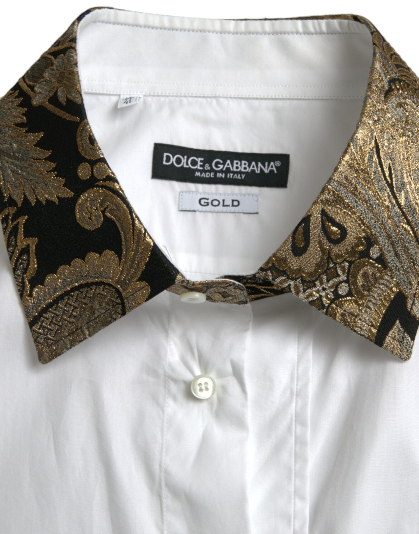 Elegant Gold Detail Dress Shirt