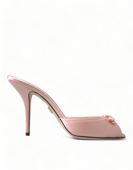 Chic Pink Slip-On Sandal Elegance