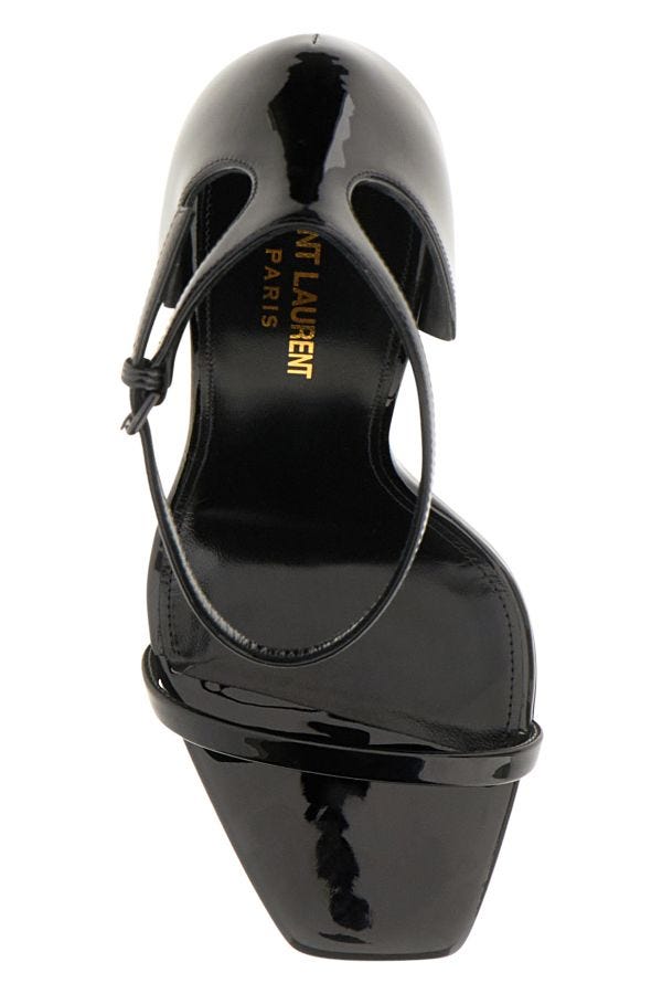 Black Calf Leather Opyum Sandals