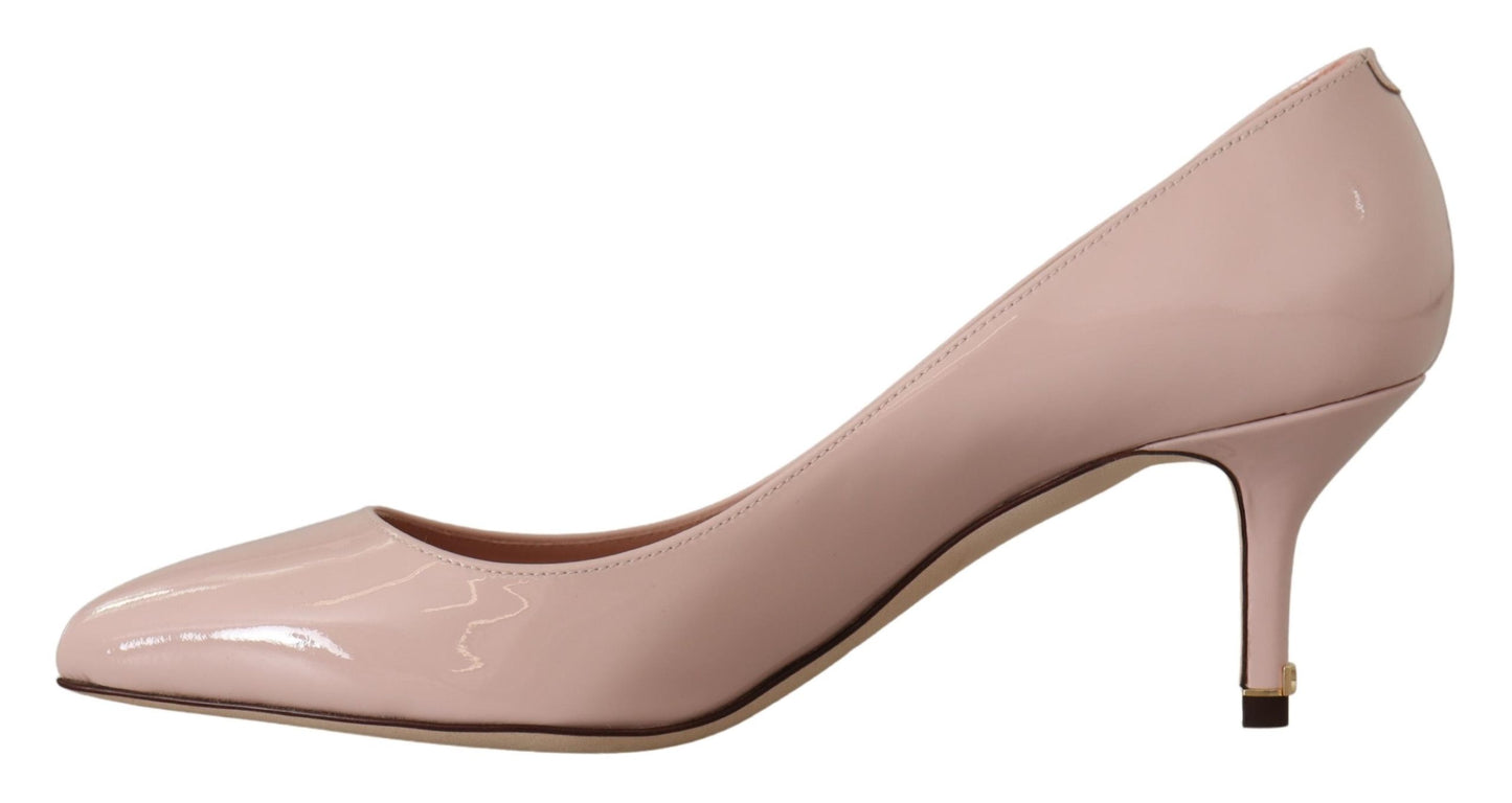 Elegant Patent Leather Heels in Pink
