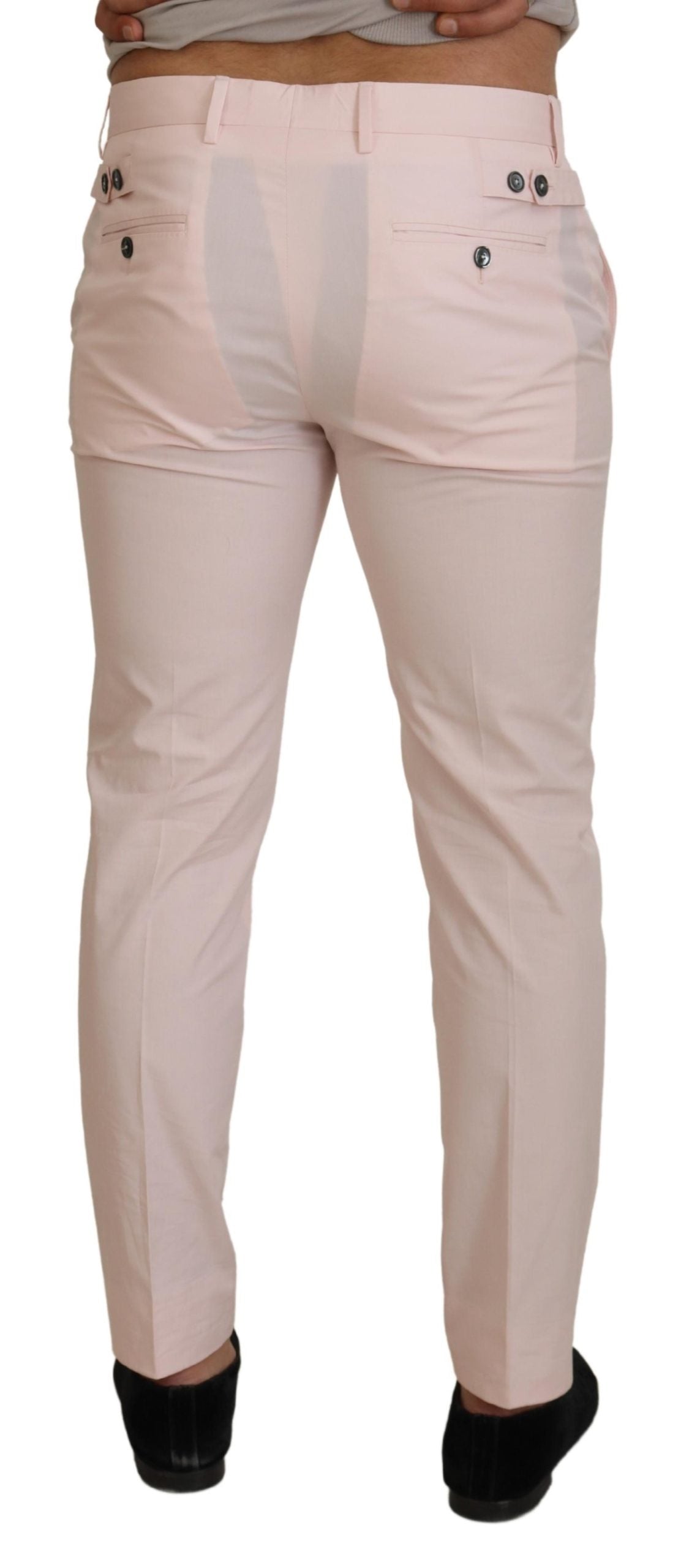 Elegant Pink Chino Pants - Perfect Stretch Fit