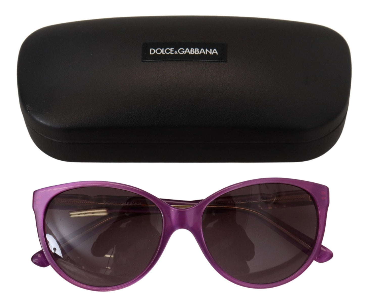 Chic Purple Acetate Round Sunglasses