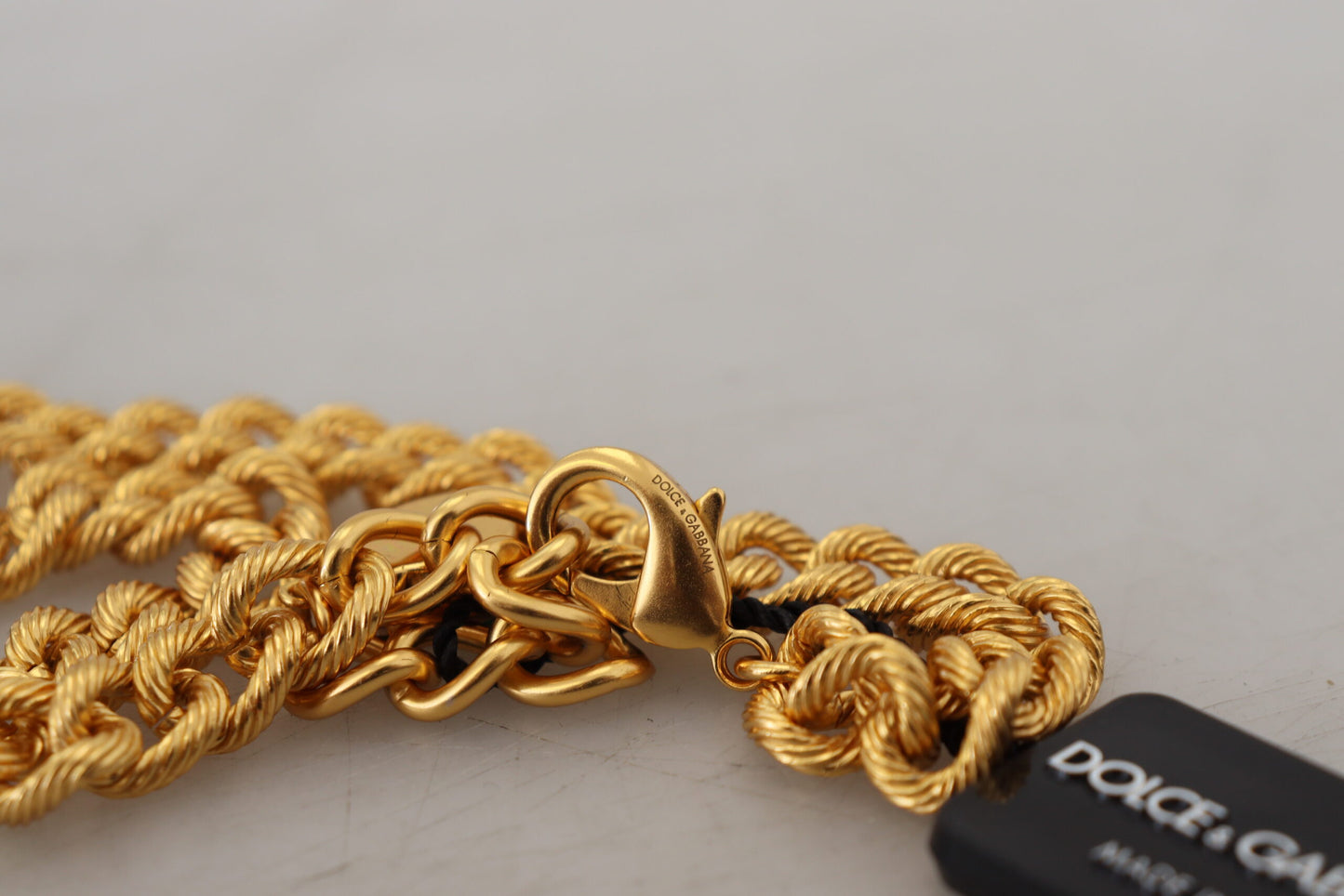 Elegant Gold-Tone Floral Fruit Necklace