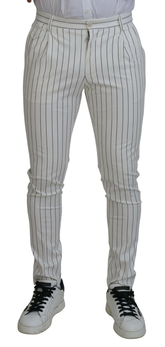 Elegant Striped Chino Pants for the Modern Man