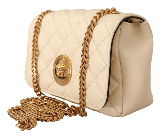 Chic Nappa Leather Crossbody in Purity White