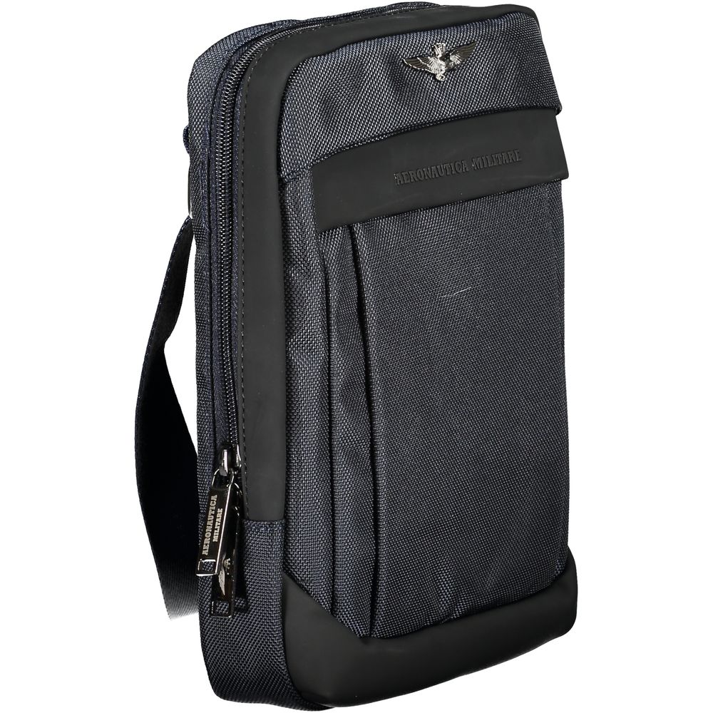 Elegant Blue Shoulder Bag with Adjustable Strap