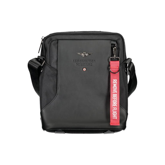 Elegant Black Shoulder Bag with Organized Compartments