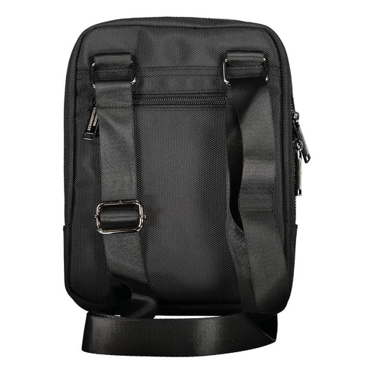 Sophisticated Black Shoulder Bag with Posh Detailing
