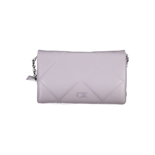 Purple Polyester Handbag
