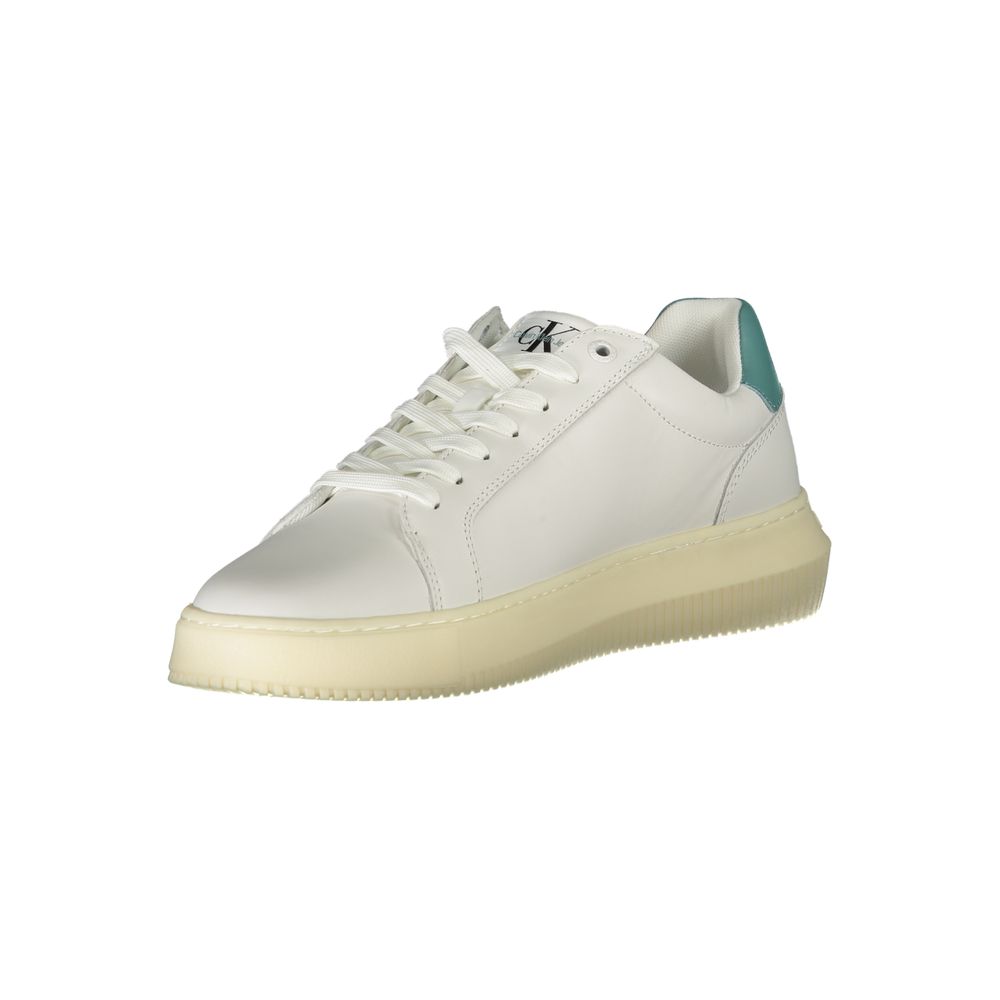 Sleek White Sneakers with Eco-Conscious Design