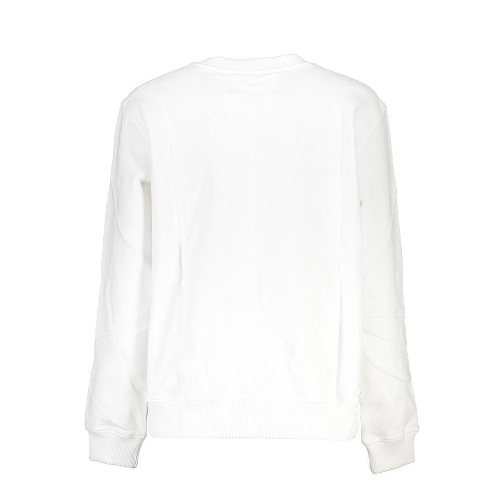 Elegant Long Sleeve White Sweatshirt