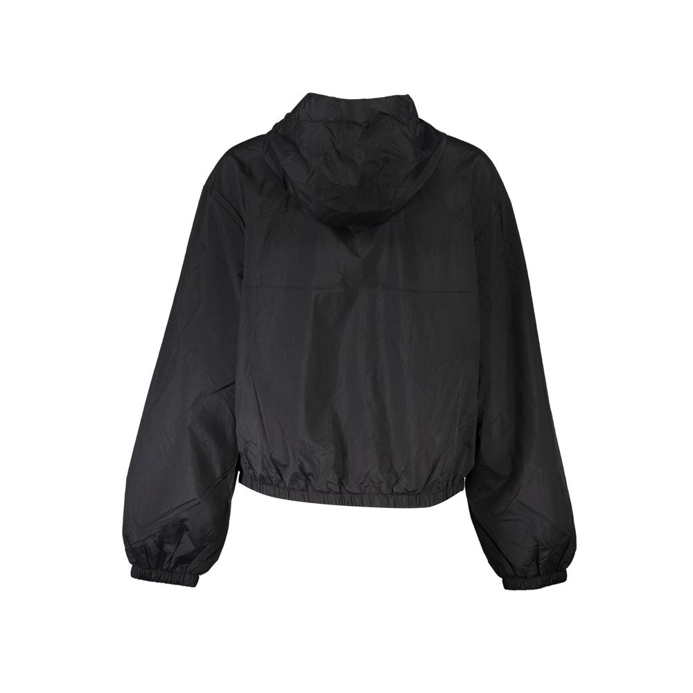 Sleek Long-Sleeved Hooded Sports Jacket