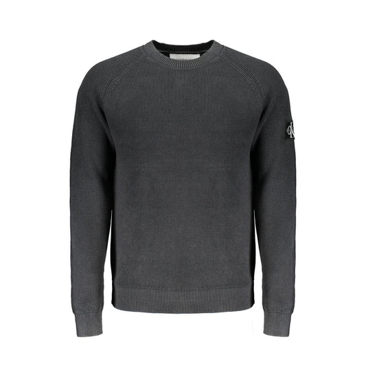 Black Cotton Sweater