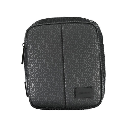 Eco-Conscious Black Shoulder Bag