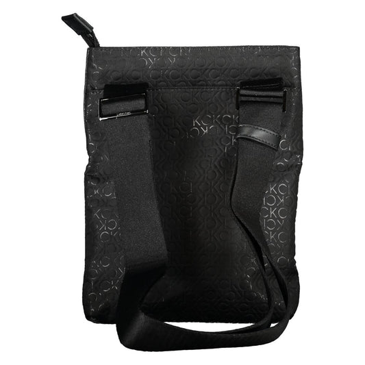 Eco-Conscious Sleek Black Shoulder Bag