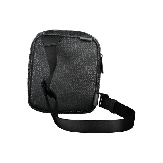 Eco-Conscious Black Shoulder Bag