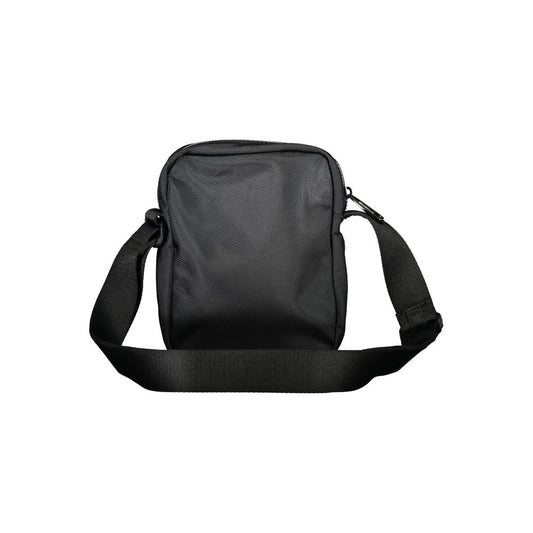 Sleek Black Recycled Shoulder Bag