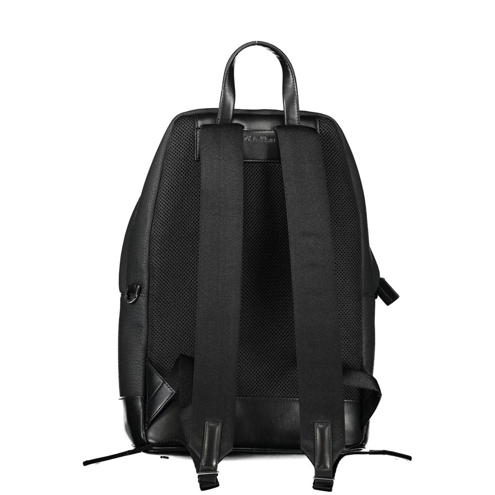 Sleek Urbanite Black Backpack with Laptop Compartment