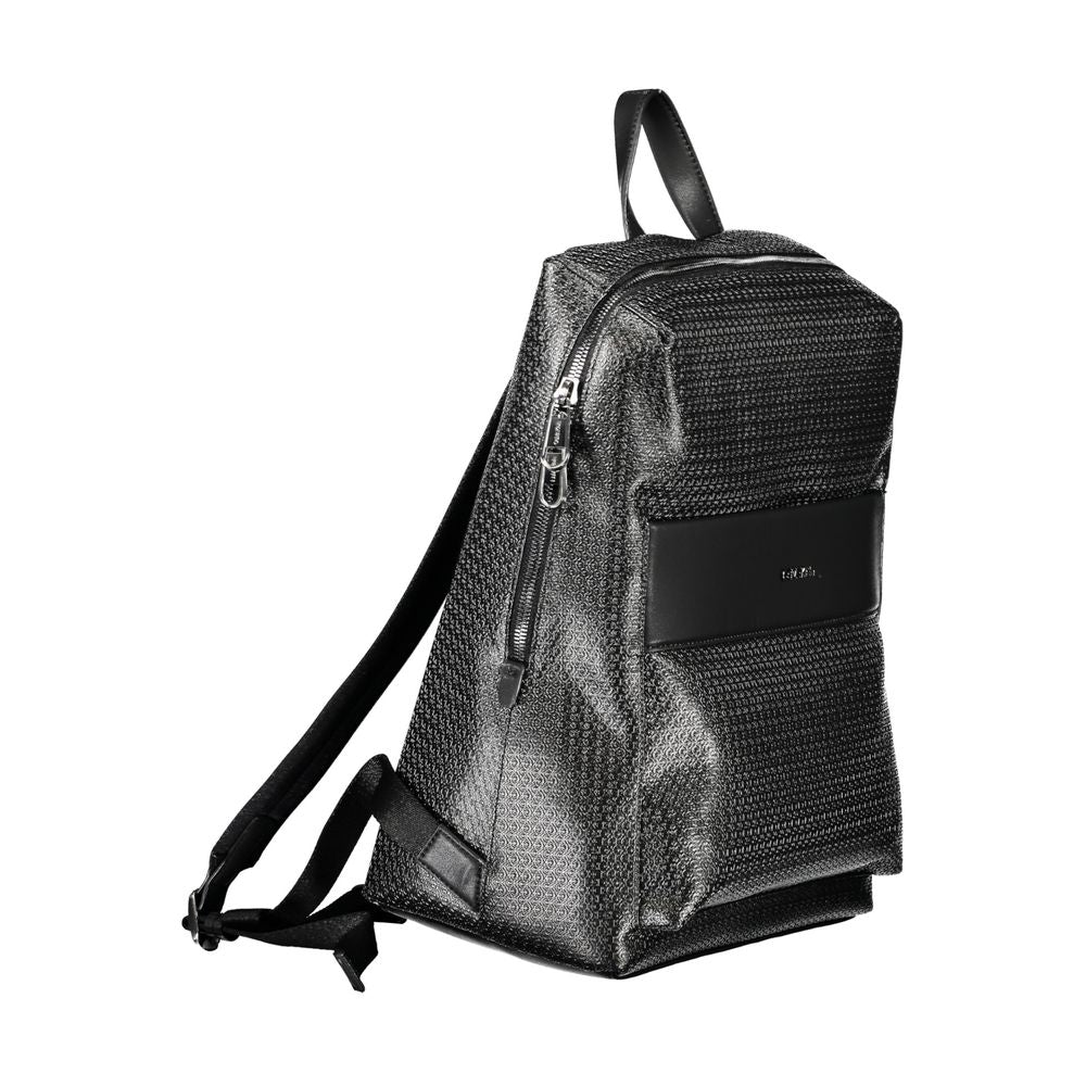 Sleek Urban Traveler Backpack in Black