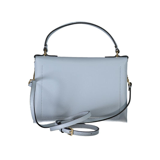 Light Blue Leather Handbag