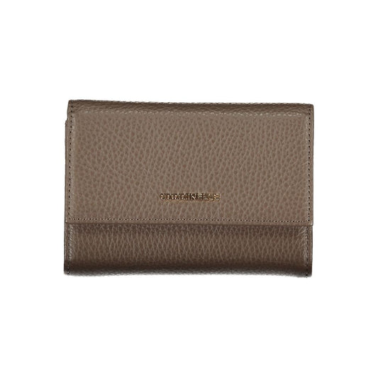 Elegant Triple Compartment Leather Wallet