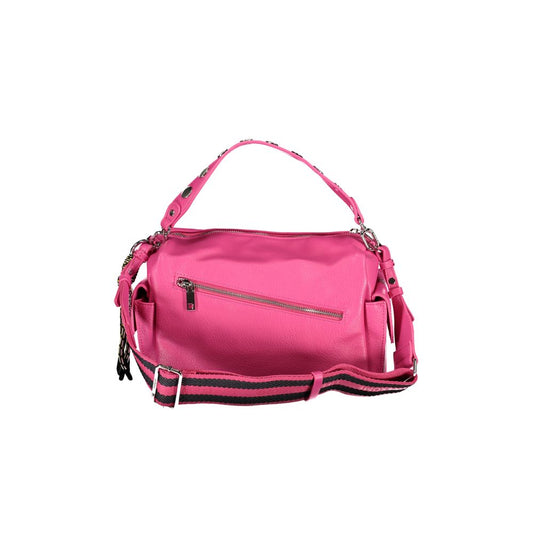 Pink Polyethylene Handbag