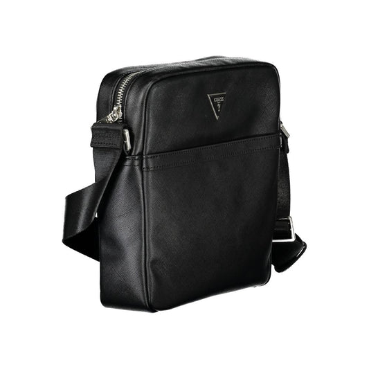 Elegant Black Shoulder Bag for Men