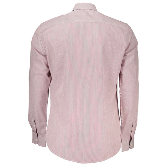 Chic Pink Narrow-Fit Organic Cotton Shirt
