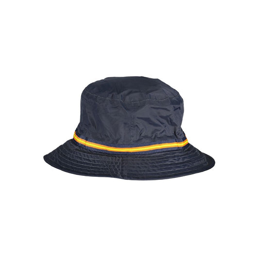Chic Waterproof Blue Bucket Hat with Contrast Details